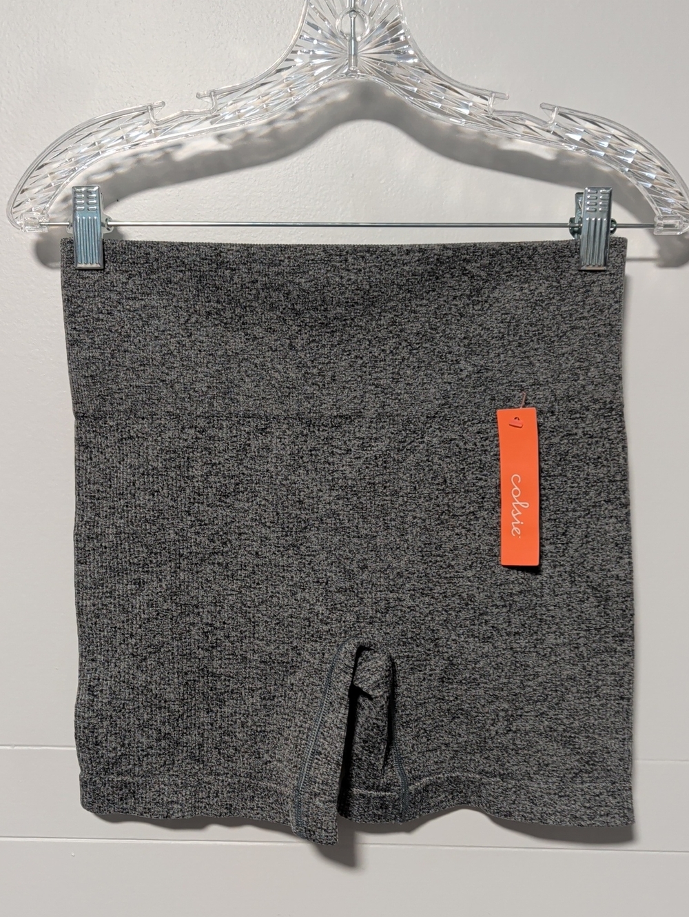 Colsie Heather Gray Athletic Bike Shorts